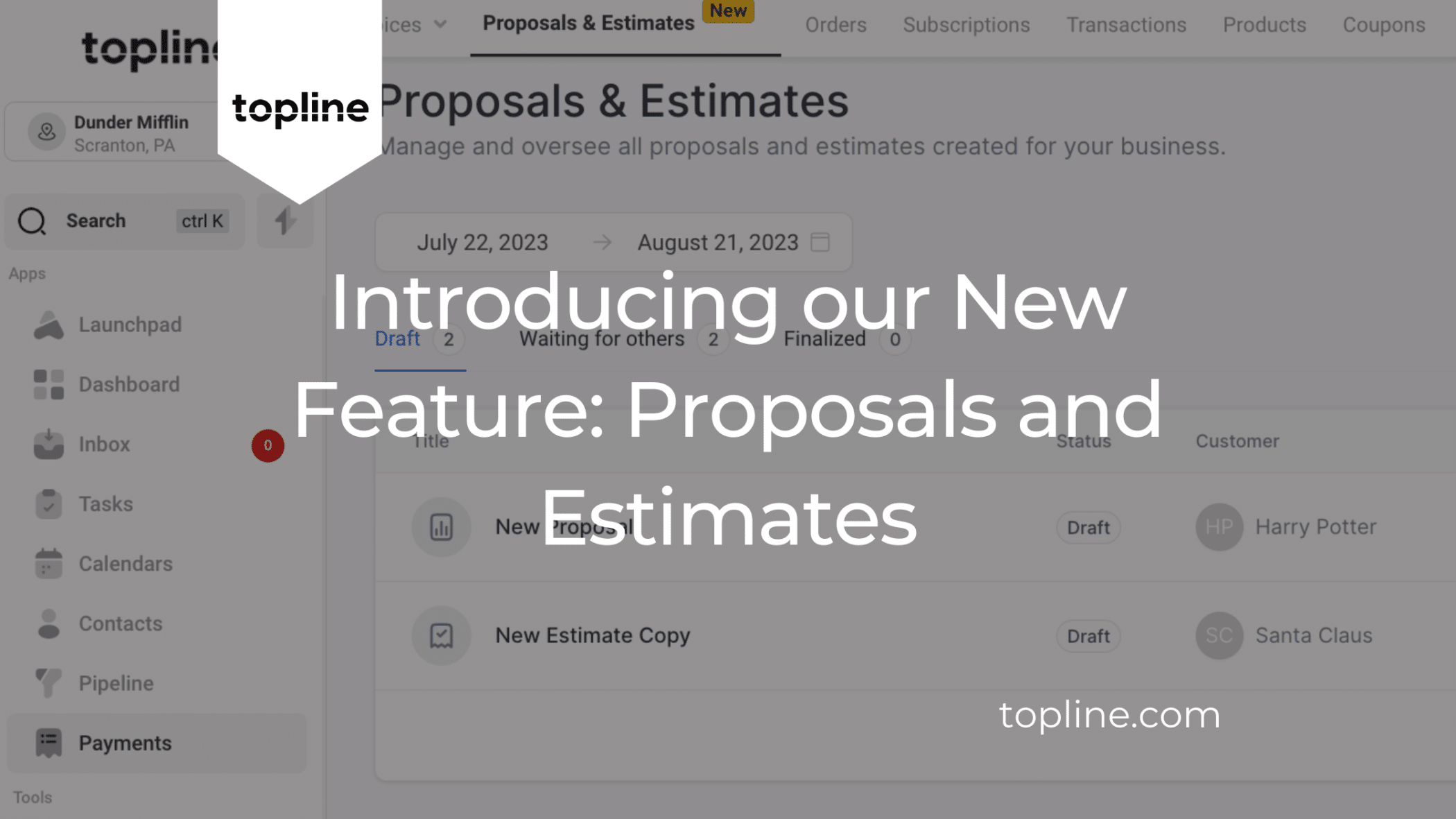 Introducing our New Feature: Proposals and Estimates